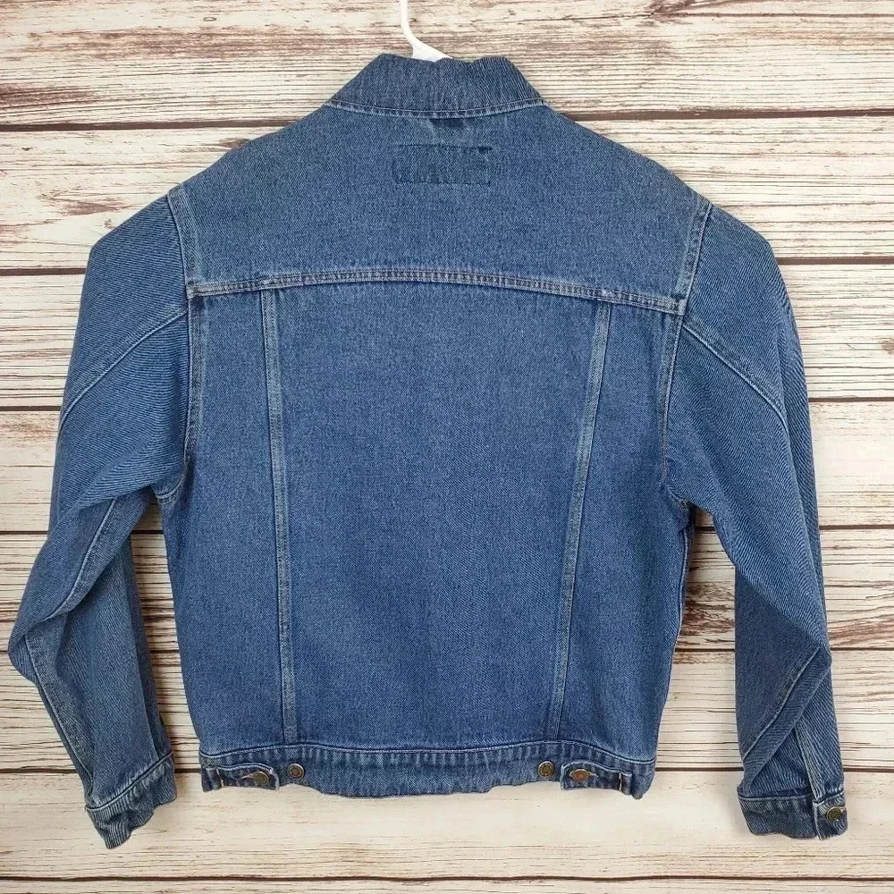 Wrangler Hero Men's Small Vintage Denim Jean Trucker Jacket